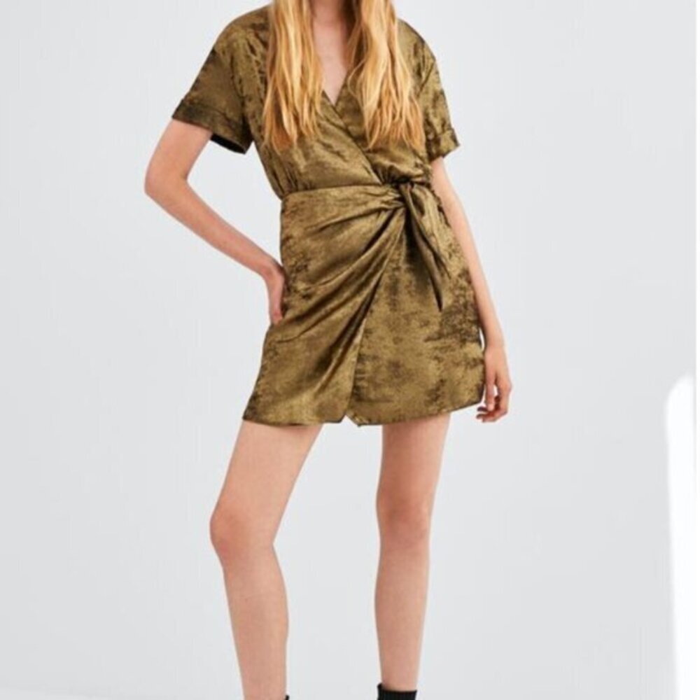 Gold Dress Jumper / Skort